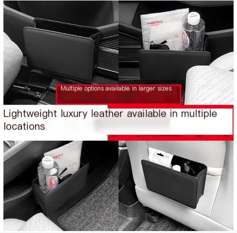 Foldable Car Door Storage Bag and Trash Bin Organizer