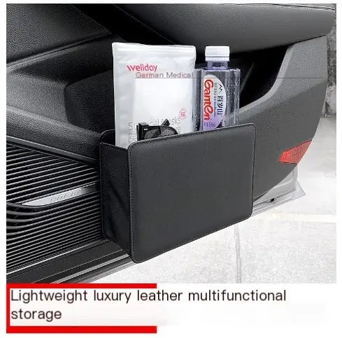 Foldable Car Door Storage Bag and Trash Bin Organizer